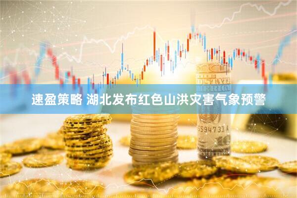 速盈策略 湖北发布红色山洪灾害气象预警